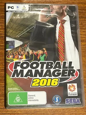 Football Manager 2016 PC Very Good Condition • $19.95