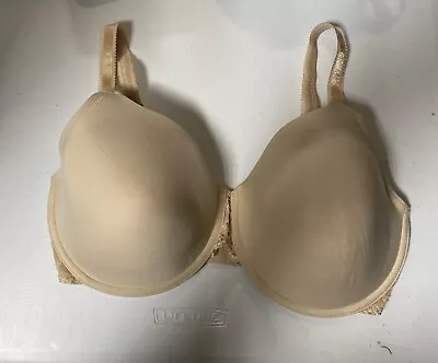 Wacoal 85340 40DDD Bra Beige French Garden Seamless Underwire T-Shirt Bra  Lace • $20