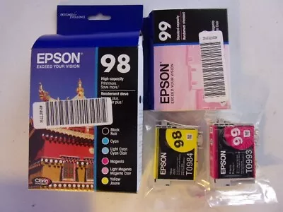  Epson Inkepson Printer9899genuinehigh Capacitylight Cyanprinter Ink • $60