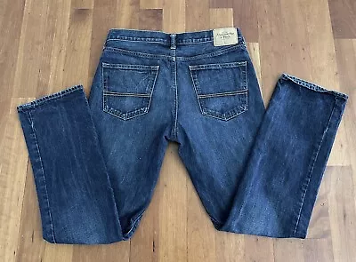 Mens ABERCROMBIE & FITCH Classic Straight Jeans Size 33 X 32 • $13.99