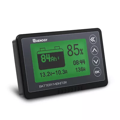 Renogy 500A Battery Monitor High And Low Voltage Programmable Alarm 500A Shunt • $70.99