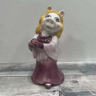 MISS PIGGY Ceramic Vase - SIGMA Taste Setter Jim Henson Assoc -Muppets Japan Vtg • $11.99