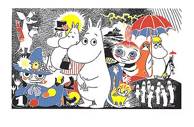 Moomin Poster Moomintroll 1 Tove Jansson 24 X 30 Cm • $14.45