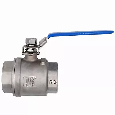 2-Piece VAV 1 1/2  Ball Valve Full Port316 Stainless Steel1000 WOG1 Pack • $29.99