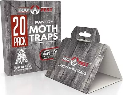20 Pack Pantry Moth Traps Safe And Effective For Food And Cupboard Glue Trap US  • $30.80
