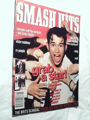 £7.99 • Buy Smash Hits  Uk  Magazine 1 Feb 1995 M People R Kelly Shane Boyzone  + Songwords