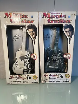 Lot Of 2 Vintage Elvis Presley Electronic Magic Guitars In Unopened Boxes • $25