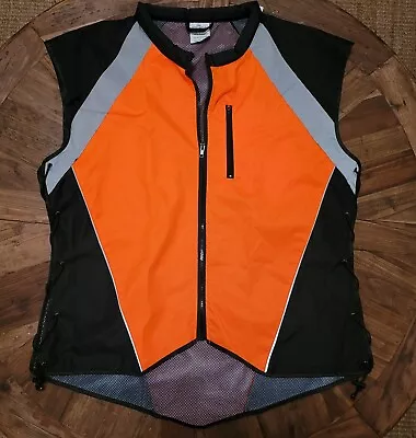 Badass MOTO High VIS Reflective Motorcycle Vest EUC  Size XL • $12.98