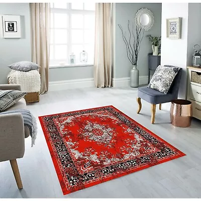 £109.99 • Buy Luxury Non Slip Large Traditional Rugs Bedroom Living Room Rug Hallway Runner