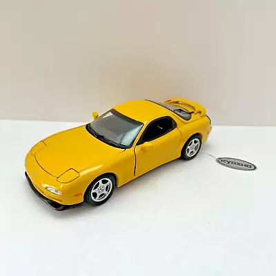 Kyosho Mazda RX7 Yellow 1/18 1:18 Diecast Model Very Rare With Original Tag • $135