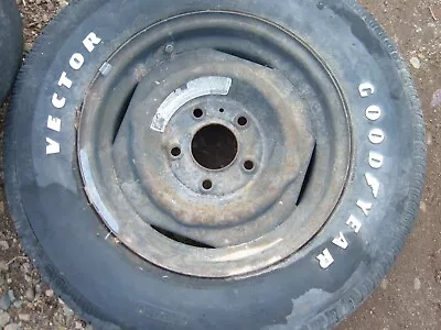 1970's 14  X 6   Steel Wheel 5 On 4 3/4   GM SPARE TIRE STICKER • $38.99