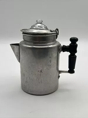 Vintage Single Serve Aluminum Coffee Percolator Complete  • $14