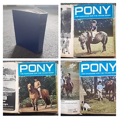 Vintage Pony Magazine Year 1974 In Official Binder • £12