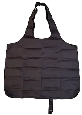 Eco-Friendly Fold-Up Reusable Nylon Grocery Shopping Tote Bags - Dark Brown • $1.98