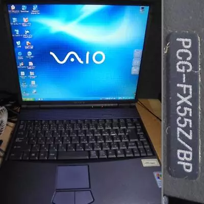 $284.99 • Buy VAIO PCG-FX55Z/WindowsXP & 98 Play Laptop Home Appliance Collection Black