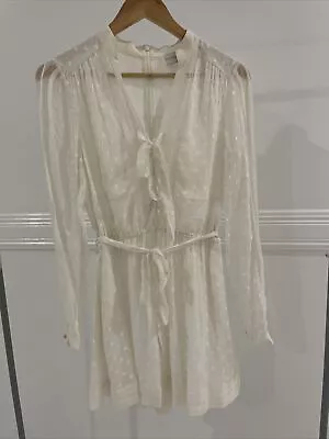 Zimmermann White Playsuit 1 • $150