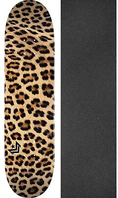 Mini Logo  Leopard Fur 8.25  Skateboard Deck + Griptape • $54.99