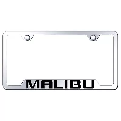 Chevy Malibu Laser Etched Logo Cut-Out License Plate Frame • $38.95