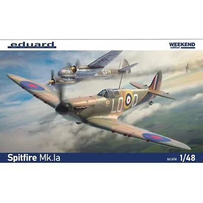 Eduard 84179 Supermarine Spitfire Mk.Ia Weekend Ed. WWII 1:48 Plane Model Kit • £19.95