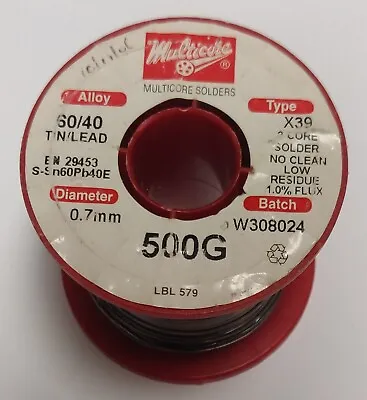 £2.49 • Buy 0.7mm Loctite Multicore Tin Lead 60/40 X39 Solder Wire Electronics