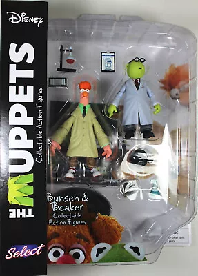 The Muppets ~ BUNSEN & BEAKER ACTION FIGURE SET ~ Diamond Select DST • $69.99