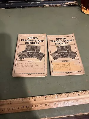 2 Vintage Mobilgas Coupon Books  1940’s-50’s Klesper Service Bay City Michigan • $22