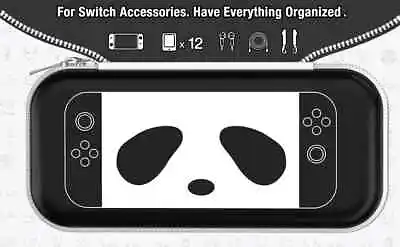 Nintendo Switch / OLED Protective Panda Black & White Case - SUPERKOOL!1 • $43.95