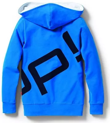 VW Women's Blue Hoodie Top - GENUINE VOLKSWAGEN UP COLLECTION MERCHANDISE • £8.99