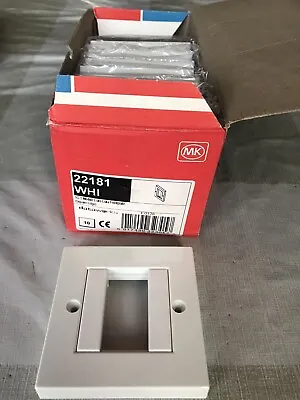 10 X Mk 22181 1g 1 Module Euro Data Frontplate (square Edge) • £14