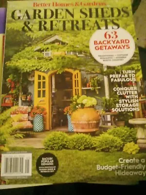 Better Homes & Gardens Garden Sheds & Retreats 63 Backyard Getaways • $3.25