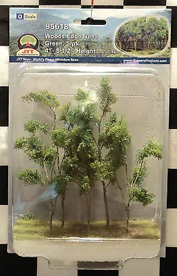 Jtt Scenery 95618 Woods Edge Trees - Green  4  - 5 1/2   O-scale  5 Per Package • $8.75