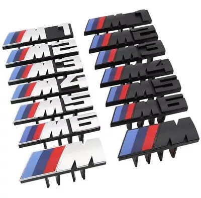 Emblem Badge M M1 M2 M3 M4 M5 M6 For Bmw Grille • $20