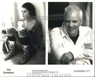 2003 Press Photo Neve Campbell And Malcolm McDowell Star In  The Company  • $19.99