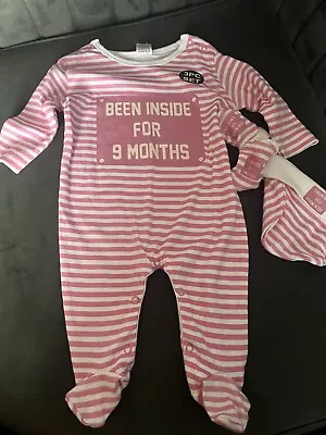 Girls Baby Grow 3-6 Months Just Done 9months Inside • £12