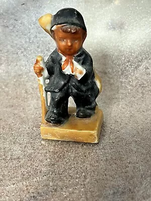 Vintage Porcelain Miniature  Violin Man  3 1/4  • $6.25