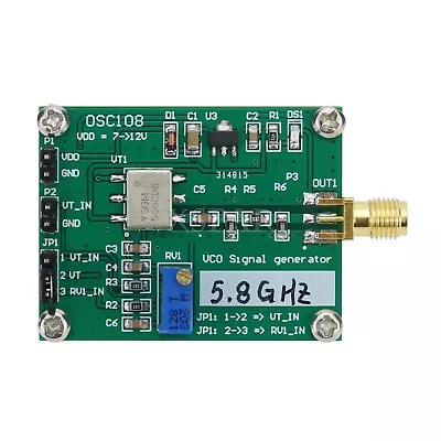 RF VCO Signal Source Microwave Voltage Controlled Oscillator 5.8G 5725-5850MHz* • $26.31