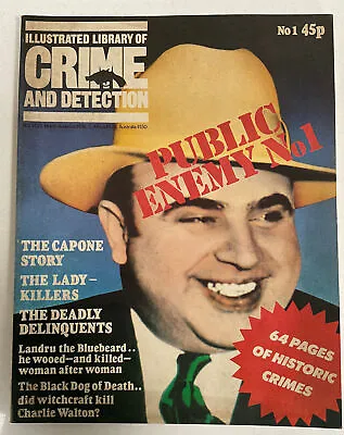 £5 • Buy VINTAGE - CRIME AND DETECTION MAGAZINE - No.1 - 1974 - OFFICIAL POLICE FILES