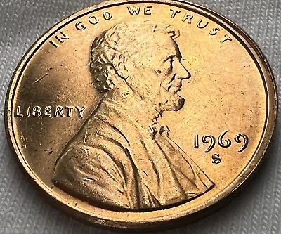 $1300 • Buy 1969 S Lincoln Memorial Penny One Cent Us Coin