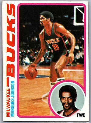 1978-79 Topps #126 Marques Johnson Milwaukee Bucks • $2.49