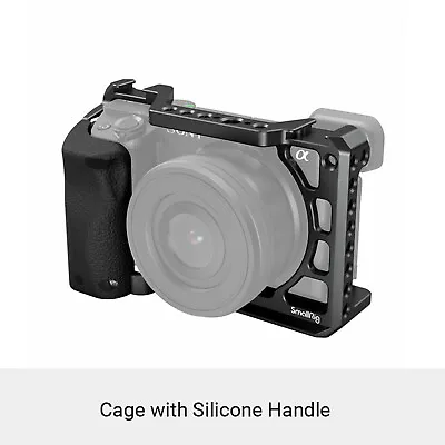 $85.49 • Buy SmallRig Camera Cage Video Rig With Silicone Handgrip For Sony A6100/A6300/A6400