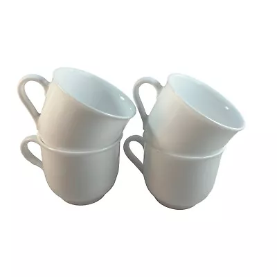 Martha Stewart Everyday Coffee Cups Footed Mugs France Lot Of 4 • $14.95