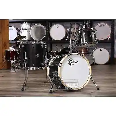 Gretsch Brooklyn 3pc Jazz Drum Set Satin Dark Ebony • $2399