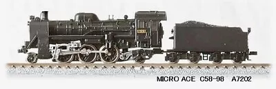 Microace A7202 JNR Steam Locomotive C58 NIB N Scale Ships From The USA • $109.58