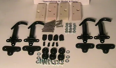 1928-1929 Model A Ford Deluxe Hood Latch And  Mounting Set • $119.95