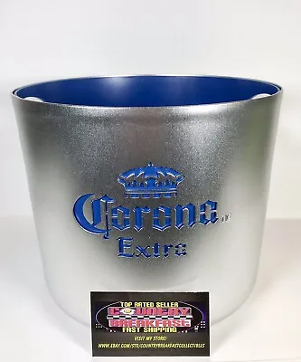 Corona Extra Cerveza Metal Plastic Ice Beer Bucket 10x8” - Brand New! • $25.16