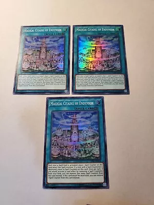 Yugioh - Magical Citadel Of Endymion OP07-EN008 NM Limited Super Rare X3 • $3.64