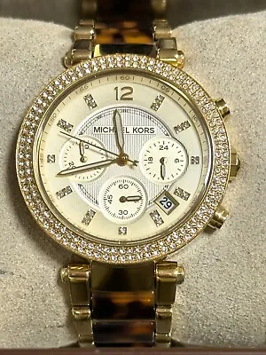 Michael Kors Women's Madison Chronograph Watch MK5688 • $125