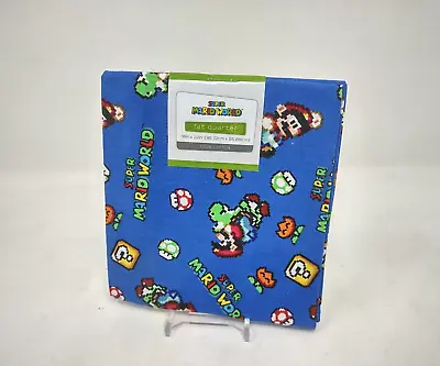 Nintendo Super Mario World Video Game Fabric FQ Fat Quarter 18 X 22 100% Cotton • $7.49
