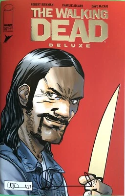 Walking Dead Deluxe #27 LCSD Adlard Foil Variant Cover Signed By Charlie Adlard • £9.99