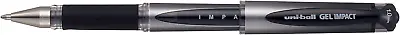 Uni-Ball 218990000 UM-153S Signo Impact Gel Pens With Rubber Grip Black Gel Of • £30.73